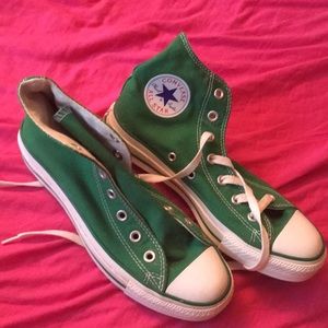 Green Converse All stars